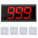 Display oproepsysteem: display + belknop - ZJ-39 + 4x SYT1000-1