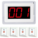 Display oproepsysteem: display + belknop - ZJ-46 + 4x SYT500-1