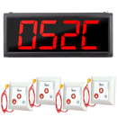 Display oproepsysteem: display + belknop - ZJ-49 + 4x SYT500-3S