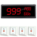 Display oproepsysteem: display + belknop - ZJ-82 + 4x SYT500-1