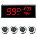 Display oproepsysteem: display + belknop - ZJ-82 + 4x TC500-2S