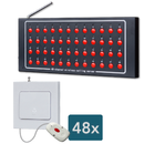 Display oproepsysteem: display + belknop - ZJ-48 + 48x SYT1000-1S