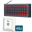 Display oproepsysteem: display + belknop - ZJ-48 + 48x SYT500-1