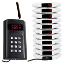 Gastoproep, klantoproepsysteem: systeem met 10 pagers - GRS910