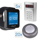 Keukenoproepsysteem: handpager + belknop - 5x RW6-W + TSYK-JP999 + 20x YK500-1E