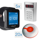 Keukenoproepsysteem: handpager + belknop - 5x RW6-W + TSYK-JP999 + 20x YK500-1N