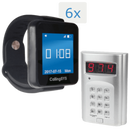 Keukenoproepsysteem: handpager + belknop - 6x RW6-W + TSYK-JP999