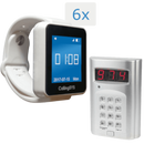 Keukenoproepsysteem: handpager + belknop - 6x RW6-W + TSYK-JP999