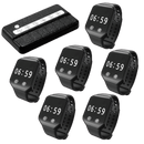 Draadloos waterdicht oproepsysteem: handpager + oproepzender - 6x CS200F-B + CSE6