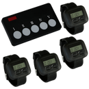 Keukenoproepsysteem: handpager + belknop - 4x APE6600 + APE350