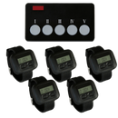 Keukenoproepsysteem: handpager + belknop - 5x APE6600 + APE350