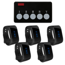 Oproepsysteem: handpager + belknop - 5x APE6900 + APE350