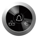 APE330-S-SH - Waterdichte draadloze multifunctionele belknop voor shisha lounge