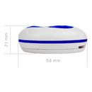 YK500-1N-R - Waterdichte draadloze belknop